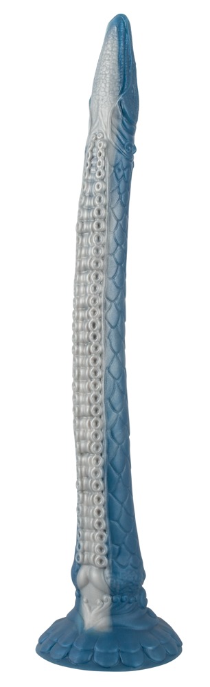 Super Lung Monster Dildo Eel of Ecstasy Beasty Cocks 46 cm cu Ventuză - imagine 3