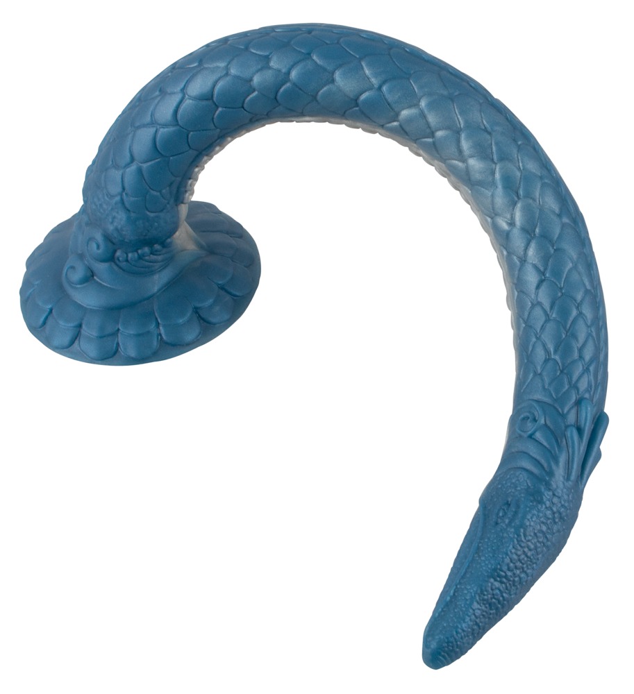 Super Lung Monster Dildo Eel of Ecstasy Beasty Cocks 46 cm cu Ventuză - imagine 8