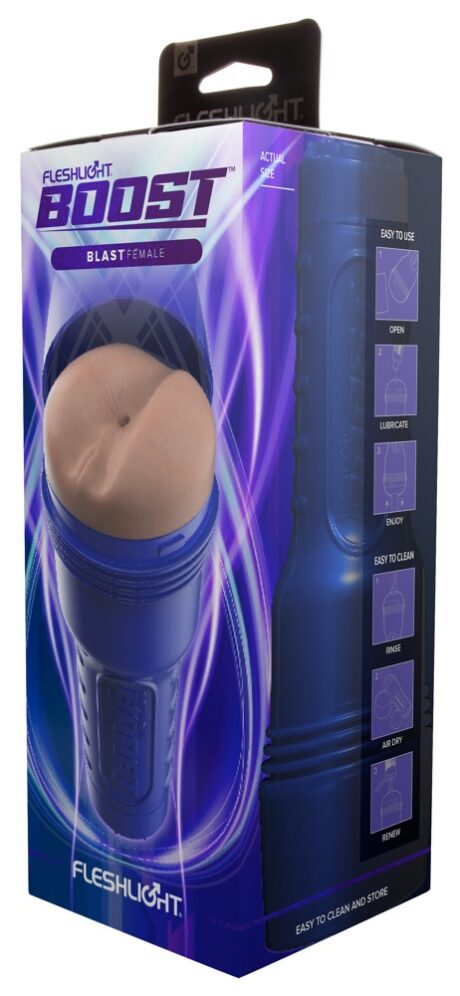 Masturbator Fleshlight Boost Blast Light Medium cu Control al Vacuumului