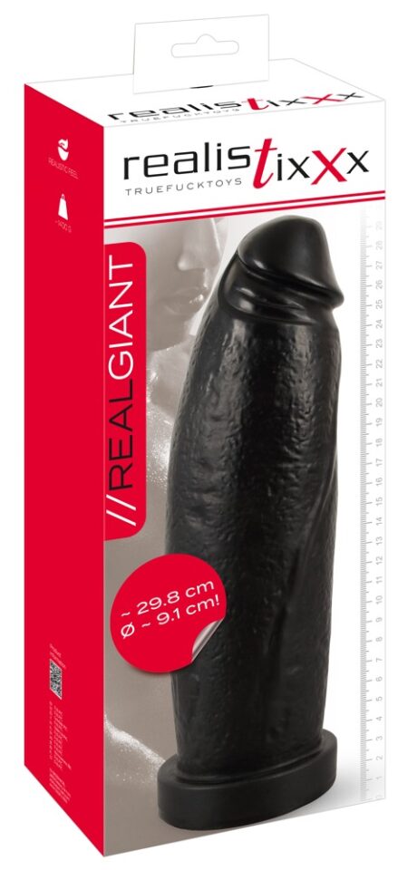 Dildo XXL Realistixxx Giant 9,1 cm cu Bază Stabilă