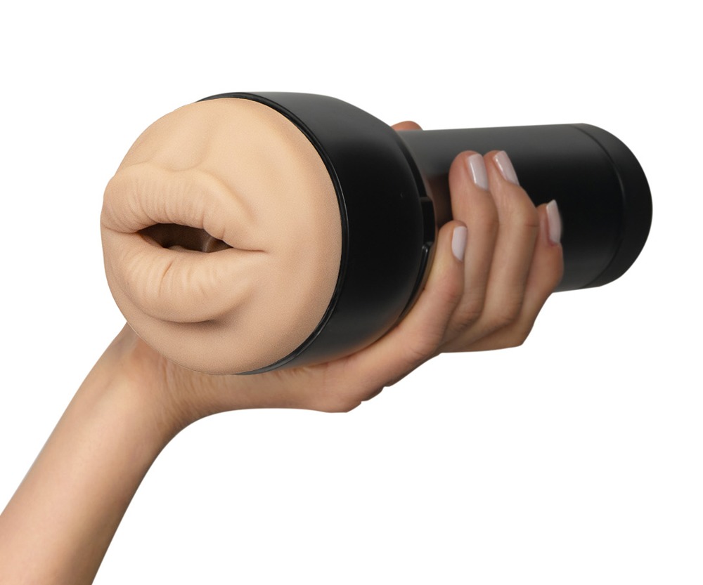 Kiiroo FeelVictoria June Mouth Masturbator cu Textură Realistă și TPE - imagine 5