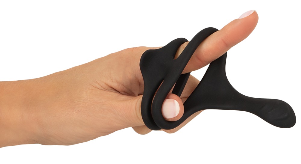 Erecto Cock & Ball Inel pentru Penis și Testicule cu Stimulator Perineal - imagine 7