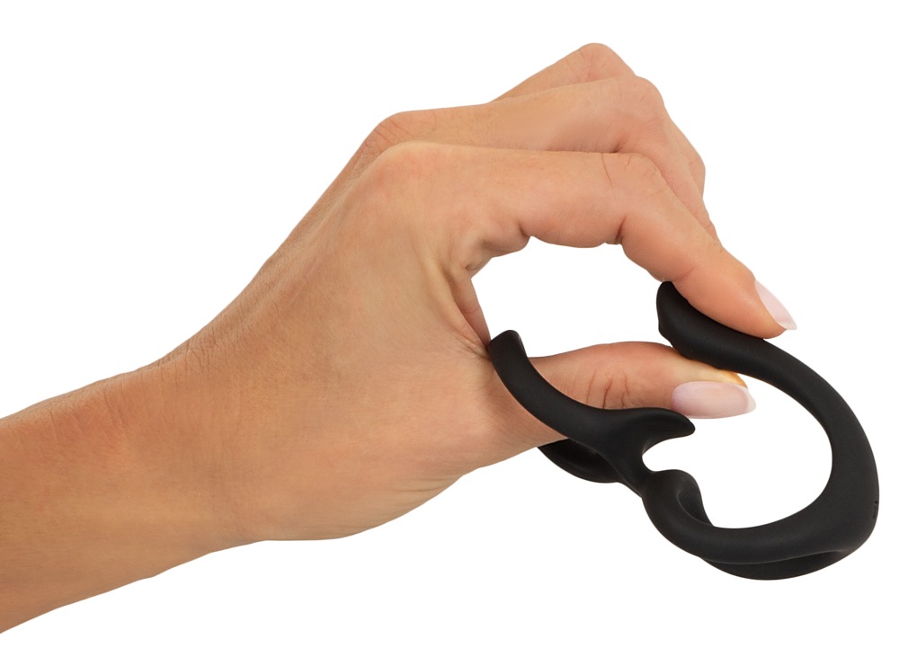 Erecto Cock & Ball Inel pentru Penis și Testicule cu Stimulator Perineal - imagine 8