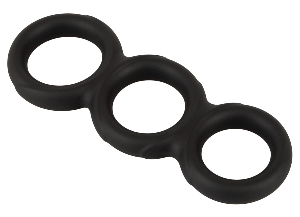 Erecto Triple Cock Ring Inel Triplu pentru Penis și Testicule - imagine 2