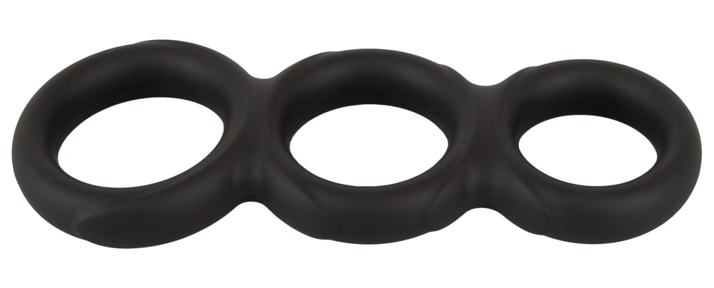 Erecto Triple Cock Ring Inel Triplu pentru Penis și Testicule - imagine 3