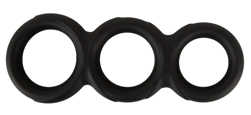 Erecto Triple Cock Ring Inel Triplu pentru Penis și Testicule - imagine 4