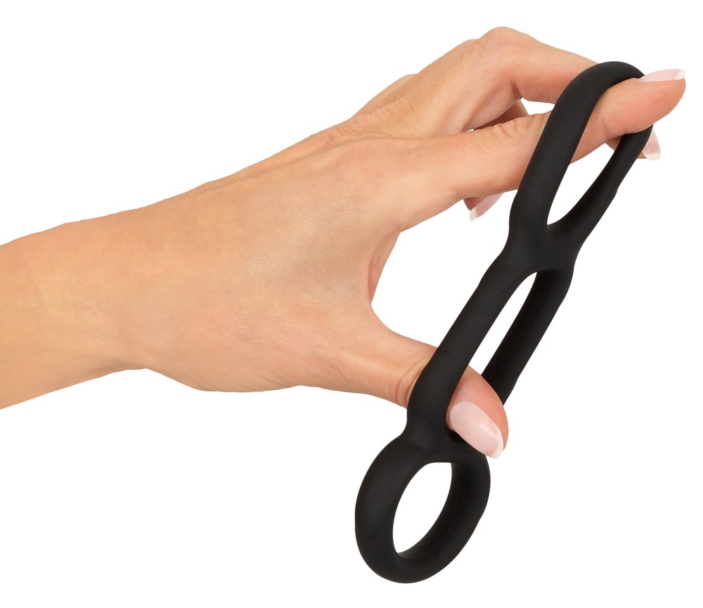Erecto Triple Cock Ring Inel Triplu pentru Penis și Testicule - imagine 6
