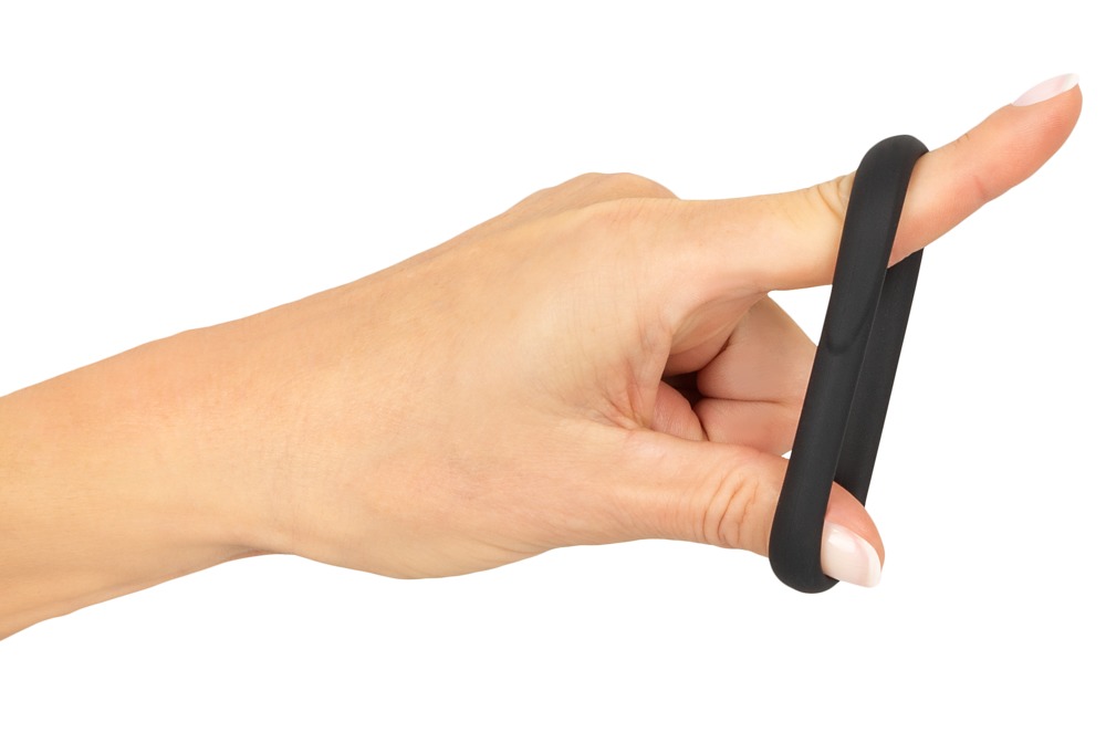 Erecto Single Inel pentru Penis din Silicon Flexibil - imagine 4