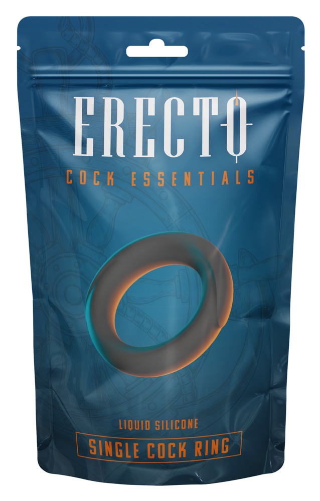Erecto Single Inel pentru Penis din Silicon Flexibil