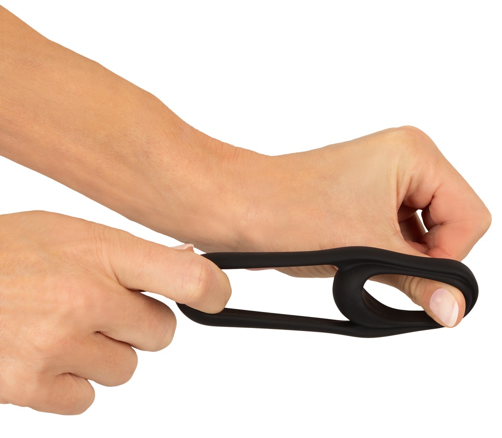 Erecto Cock & Ball Ring 2 Inel pentru Penis și Testicule cu Stimulator - imagine 6