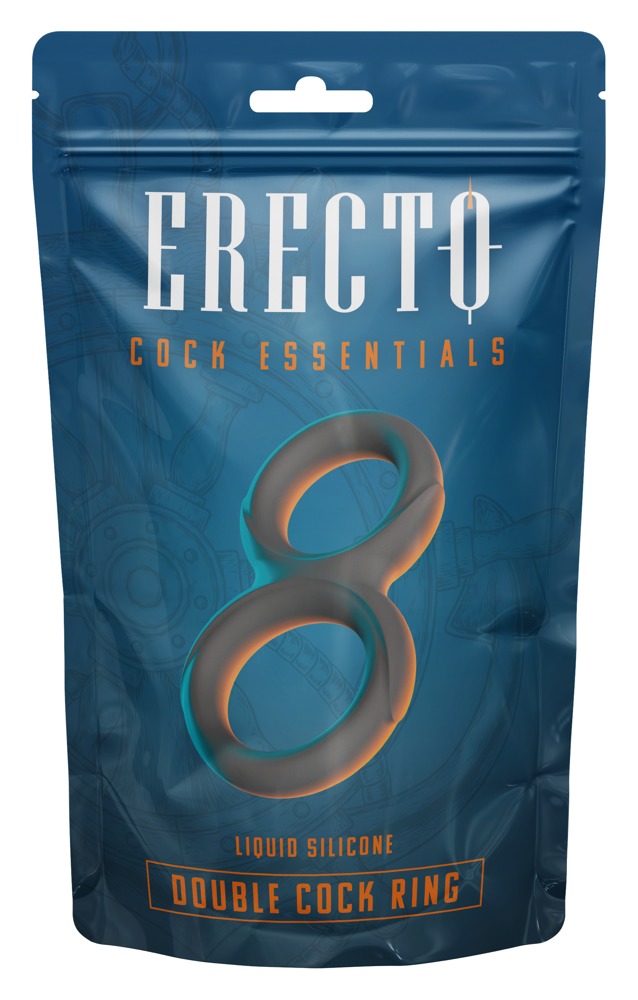 Erecto Double Cock Ring Inel Dublu pentru Penis și Testicule
