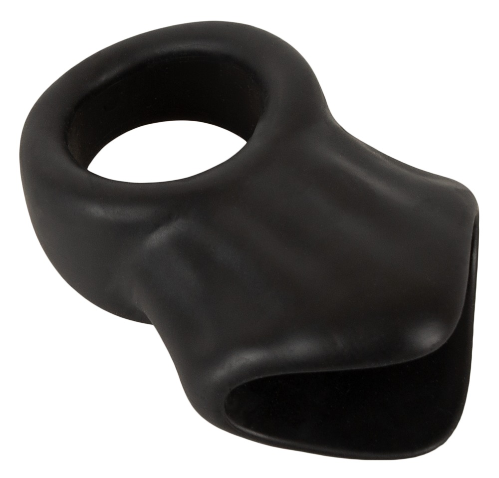 Erecto Inel pentru Penis cu Ball Stretcher din Silicon Flexibil - imagine 3