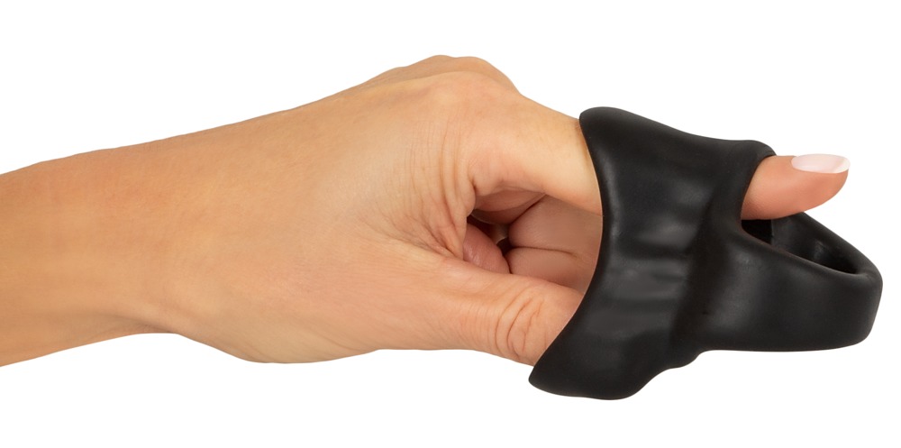 Erecto Inel pentru Penis cu Ball Stretcher din Silicon Flexibil - imagine 7