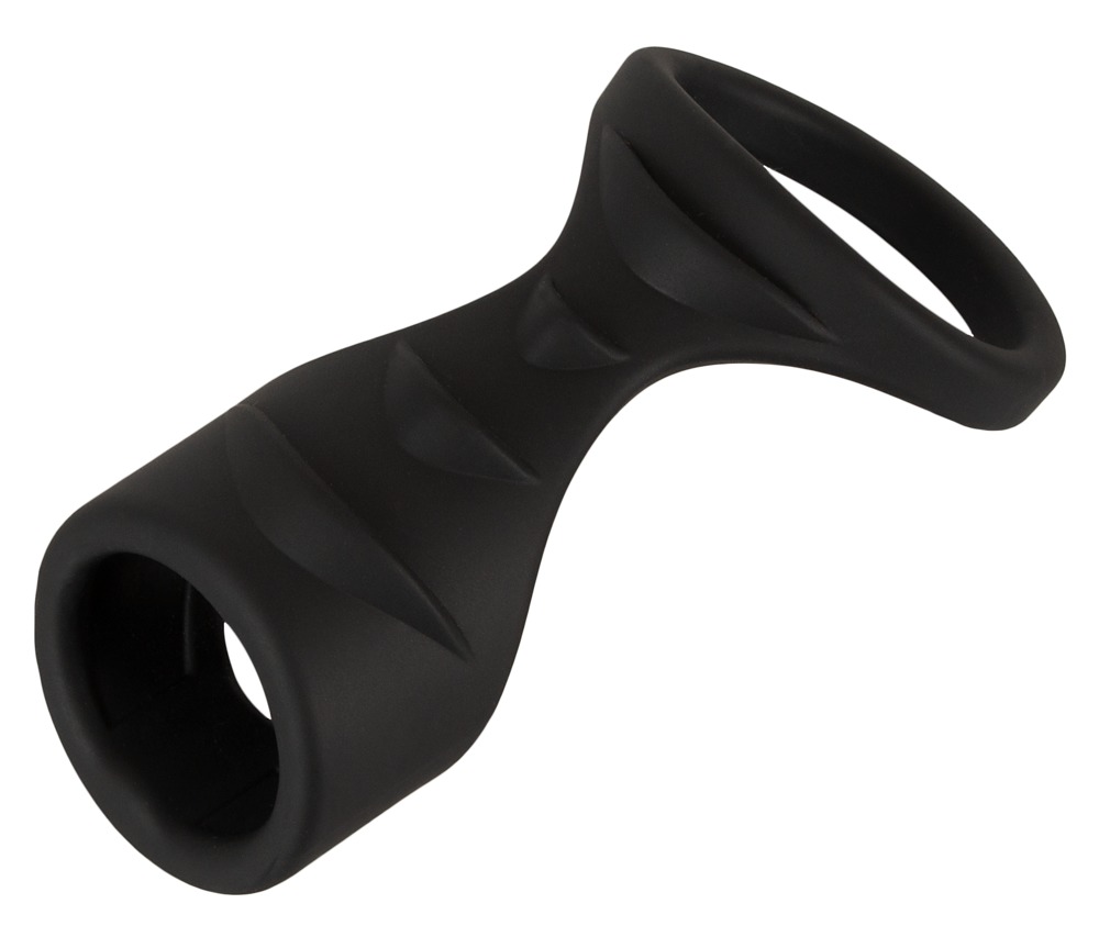 Erecto Cock Manșon pentru Penis cu Inel pentru Testicule din Silicon - imagine 2