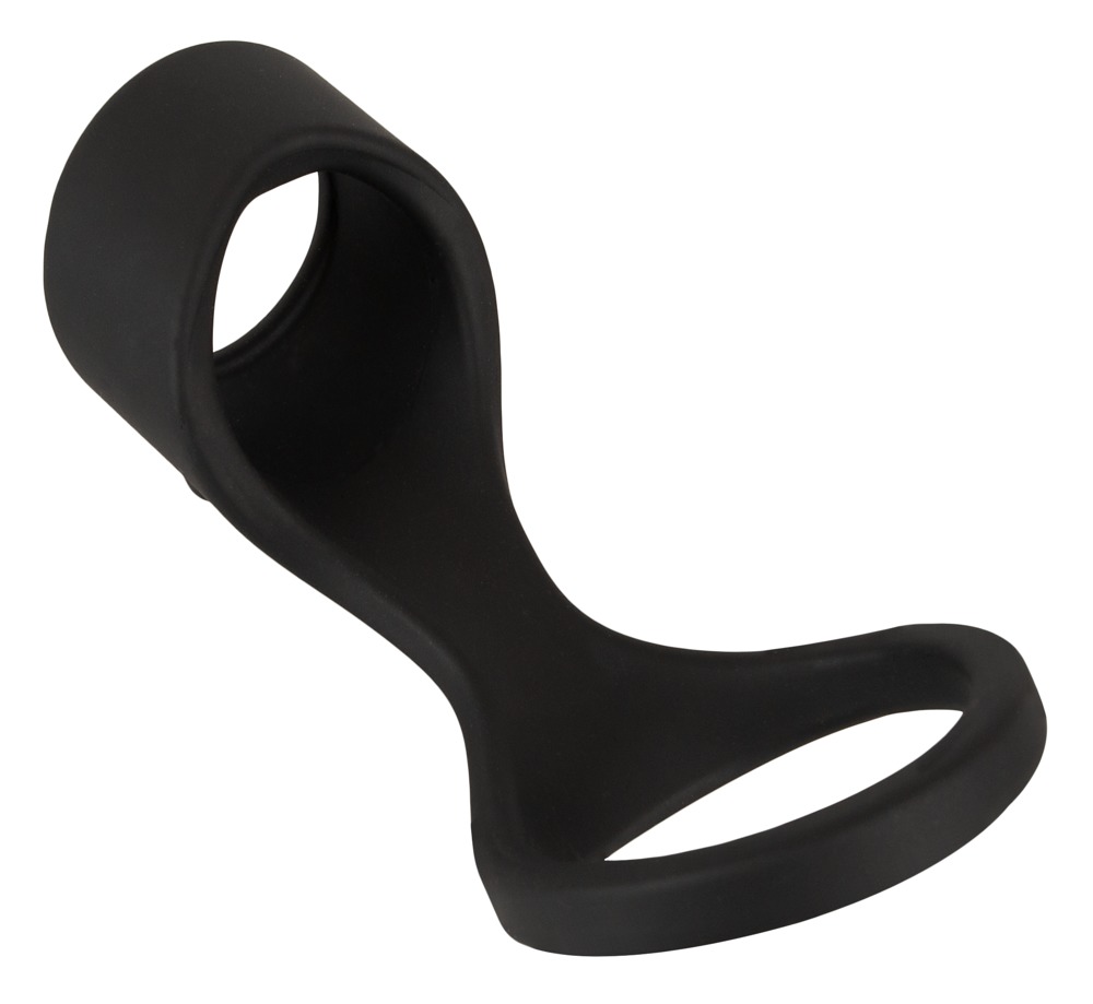 Erecto Cock Manșon pentru Penis cu Inel pentru Testicule din Silicon - imagine 5