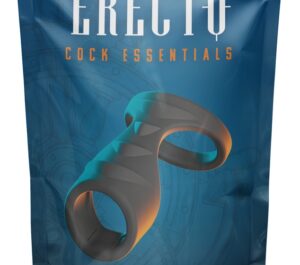 Erecto Cock Manșon pentru Penis cu Inel pentru Testicule din Silicon