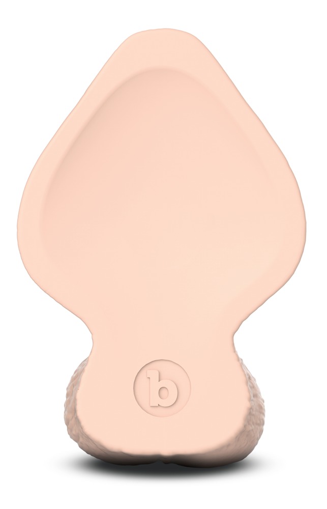 b-Vibe Slipskin 7 Girthy Crea Dildo Realist 17.8 cm cu Ventuză - imagine 6