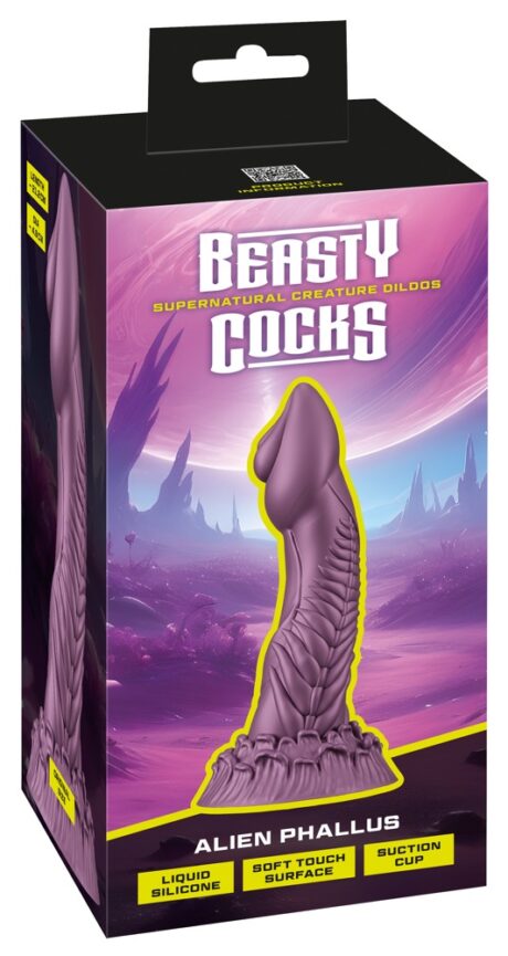 Beasty Cocks Alien Phallus – Dildo Fantasy cu Ventuză și Liquid Silicone
