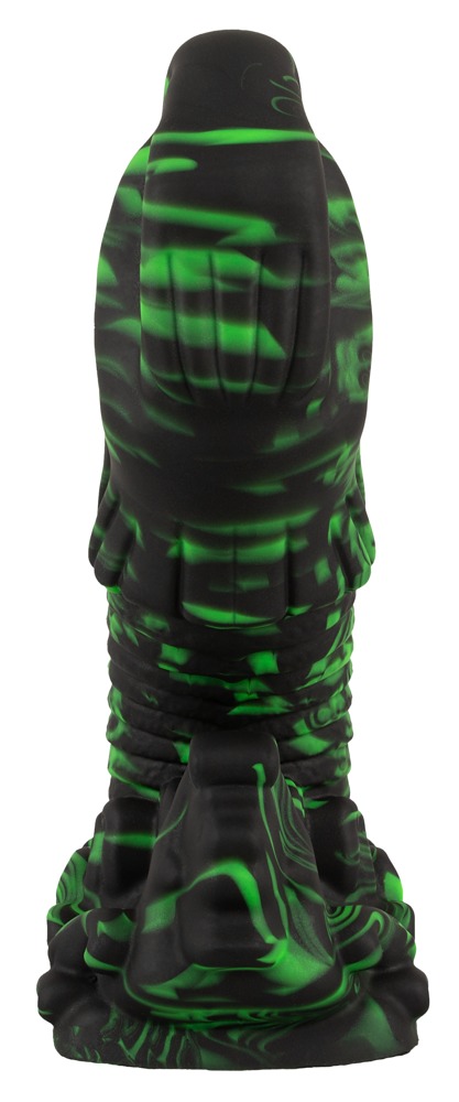 Beasty Cocks Lizard Peak Dildo cu Ventuză din Silicon Lichid 22 cm - imagine 4