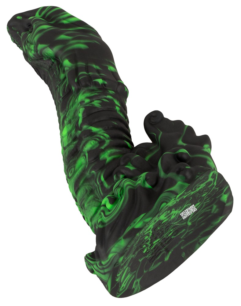 Beasty Cocks Lizard Peak Dildo cu Ventuză din Silicon Lichid 22 cm - imagine 7