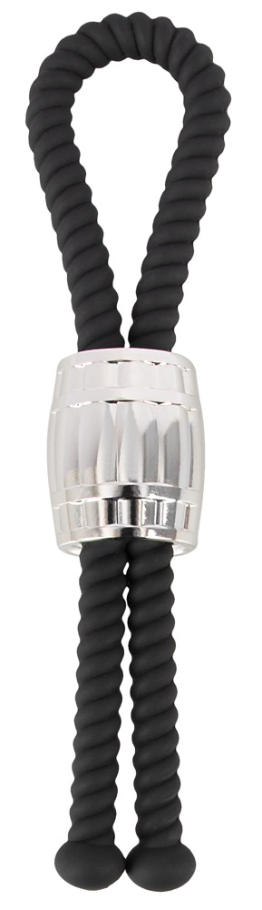 Rebel Heavy Rope Cock Strap Curea Reglabilă din Silicon cu Greutate - imagine 2