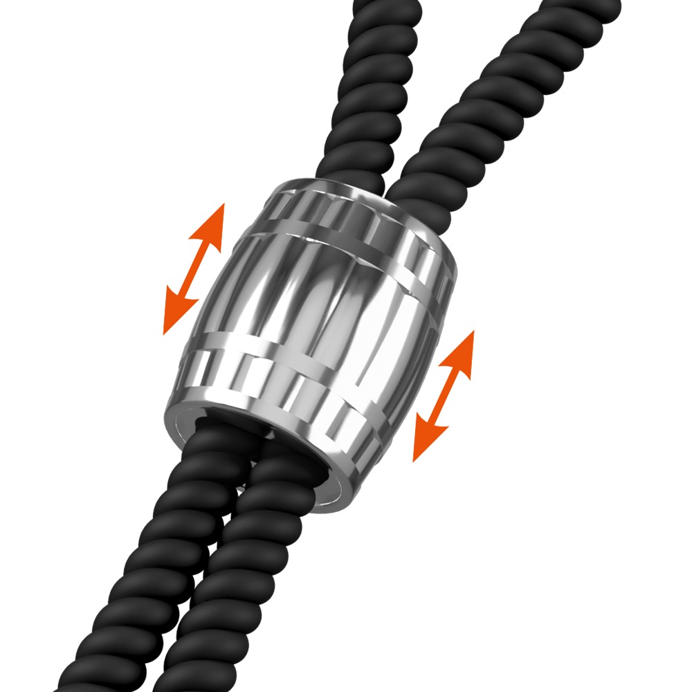 Rebel Heavy Rope Cock Strap Curea Reglabilă din Silicon cu Greutate - imagine 6