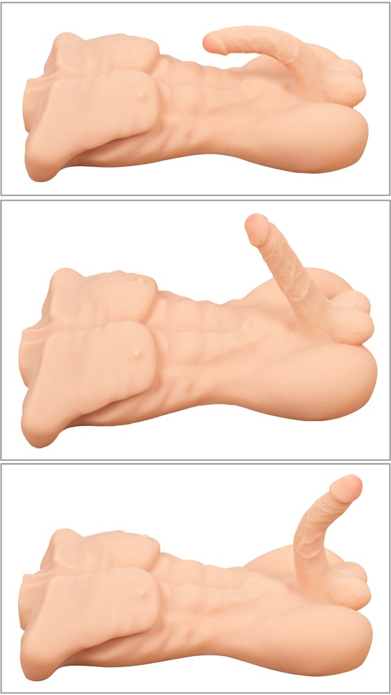 Realistixxx Deluxe Man Torso Masturbator Realist cu Penis și Textură Anală - imagine 4