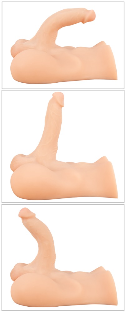 Realistixxx Deluxe Man 02 Tors Masculin Realist cu Dildo și Stimulare Anală - imagine 6