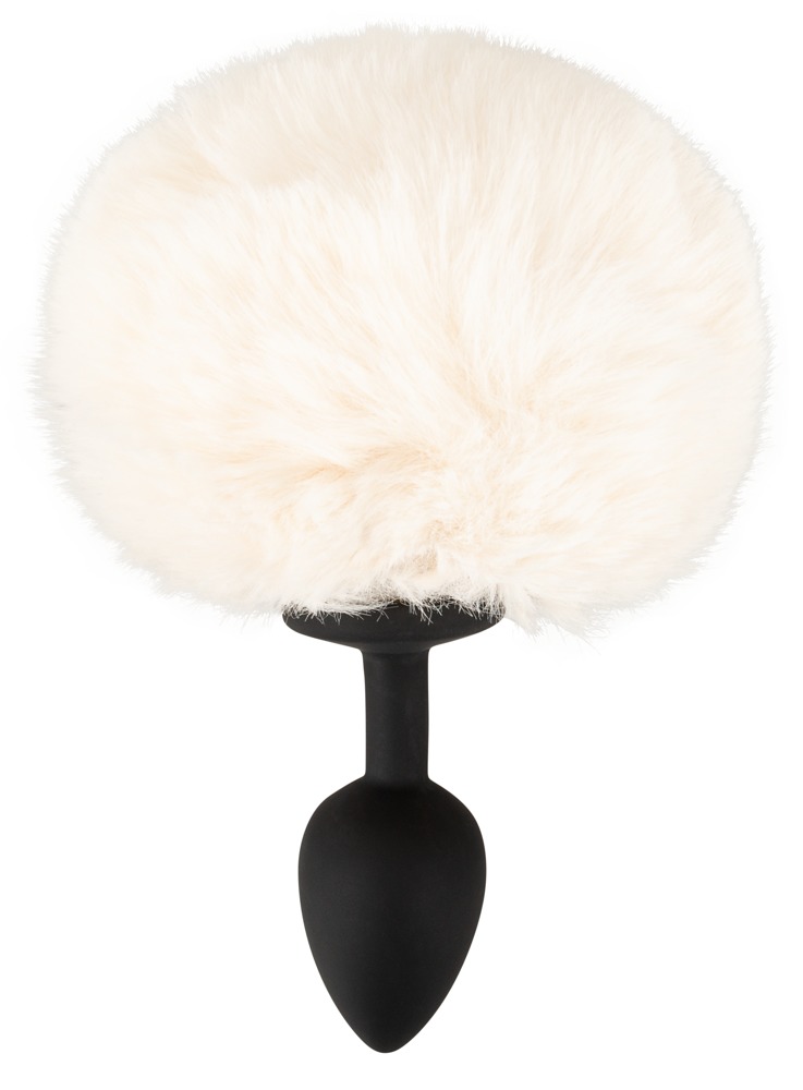 Fluffy Tail Alb S You2Toys Dop Anal din Silicon cu Coadă Pufoasă - imagine 4