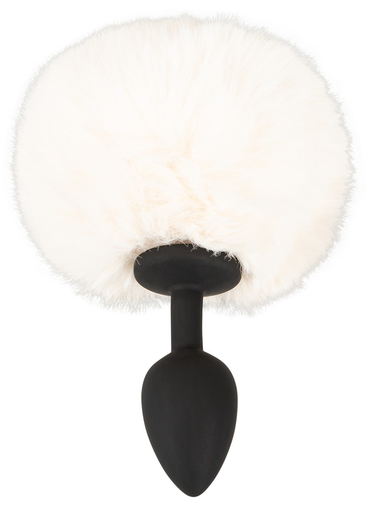 Fluffy Tail Alb S You2Toys Dop Anal din Silicon cu Coadă Pufoasă - imagine 5