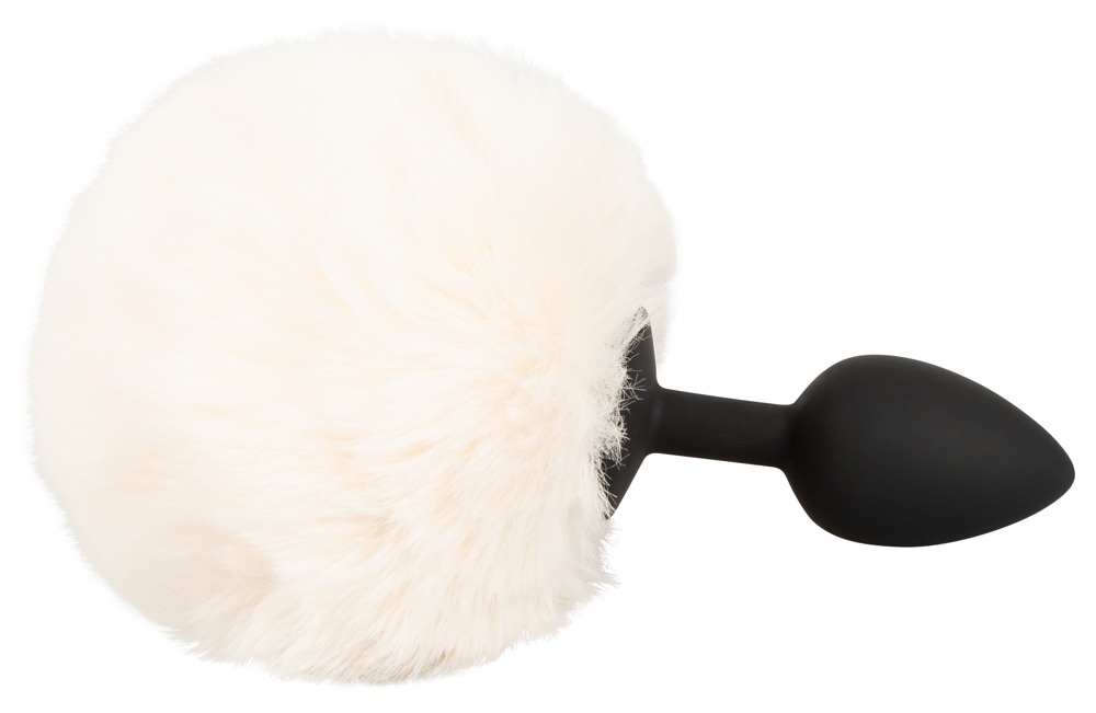 Fluffy Tail Alb S You2Toys Dop Anal din Silicon cu Coadă Pufoasă - imagine 6