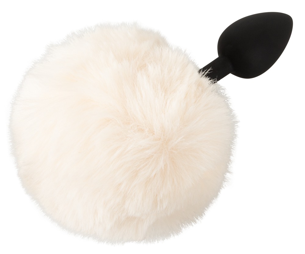 Fluffy Tail Alb S You2Toys Dop Anal din Silicon cu Coadă Pufoasă - imagine 7