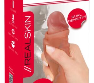 Realistixxx Moveable Skin Dildo Realist din Silicon Dual Density cu Ventuză