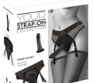 You2Toys Your Strap-On Set Chilot cu Dildo din Silicon și Ventuză