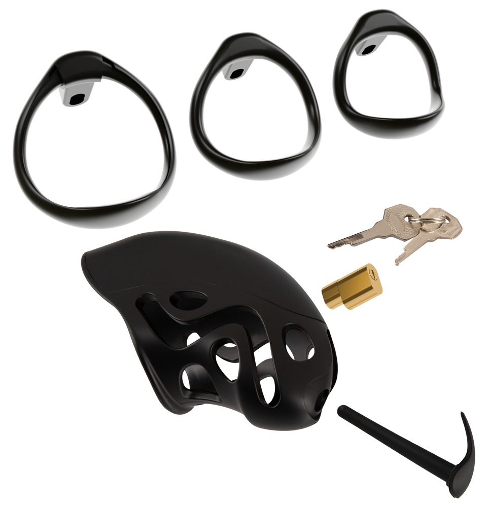You2Toys Cușcă pentru Penis cu Dilatator și 3 Inele - imagine 2