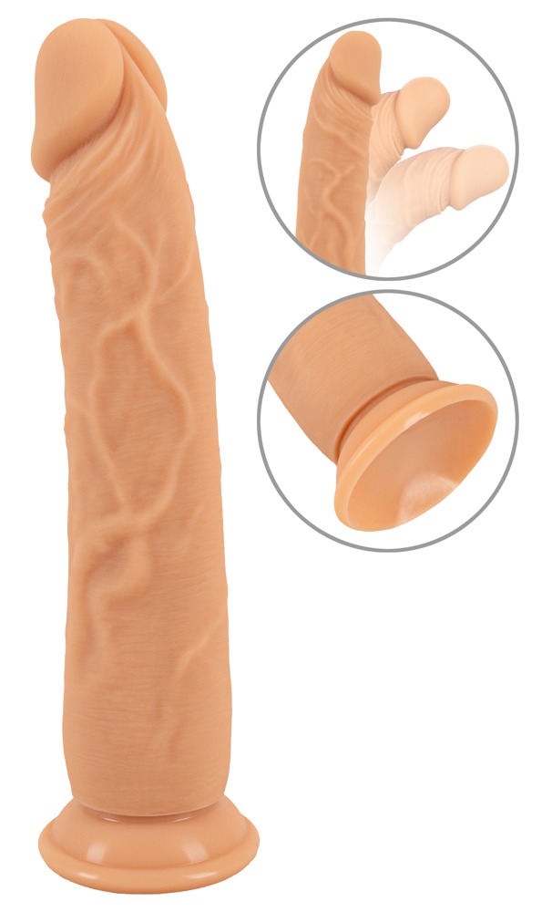 TESTER European Lover Silicon Dildo Realist pentru Prezentare 23 cm