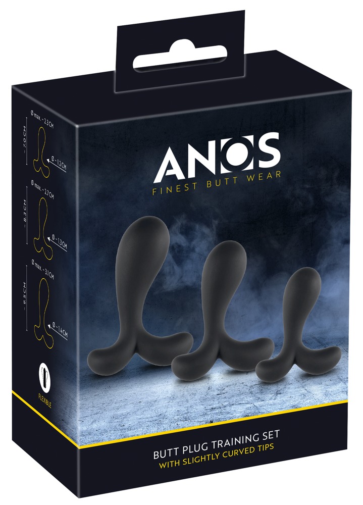 ANOS Anal Training Set Set 3 Dopuri Anale din Silicon S M L