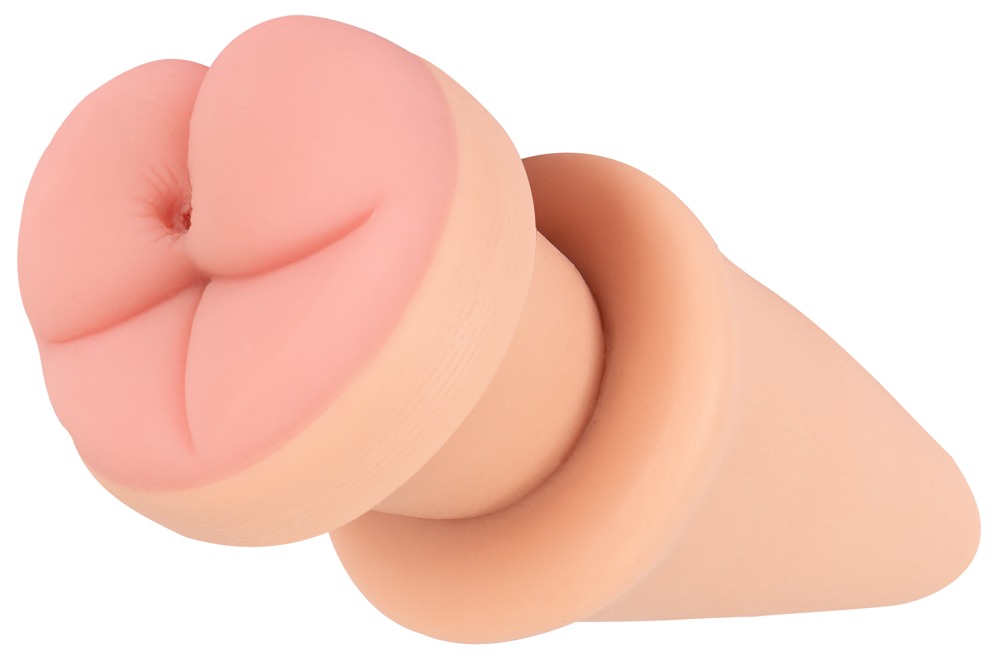Nature Dop Anal și Extensie Penis 2în1 Nuanța Pielii cu Masturbator - imagine 2