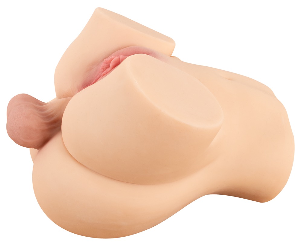 Realistixxx Deluxe Double Torso Masturbator Dublu cu Canale Vaginal și Anal - imagine 5