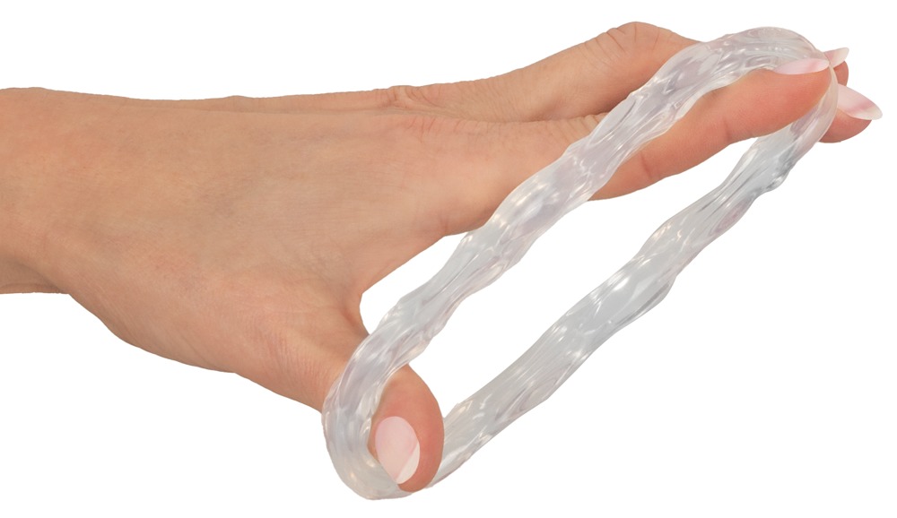 Beau Coeur Parinor Silicon Inel pentru Penis și Testicule Transparent - imagine 7