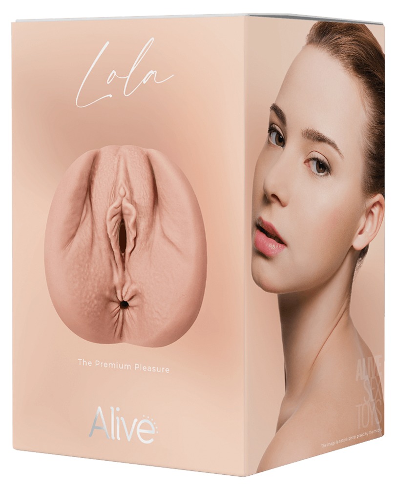 Alive Lola Super Masturbator 2 în 1 cu Texturi Interioare Realiste