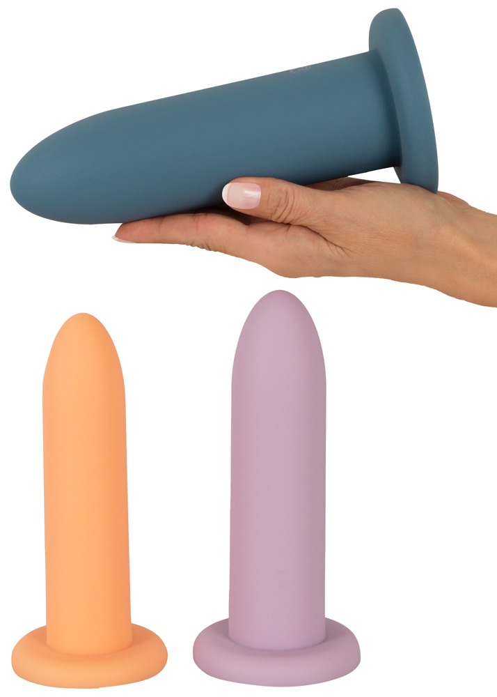 Three In A Row Training Set Set 3 Dildo-uri din Silicon cu Ventuză - imagine 5