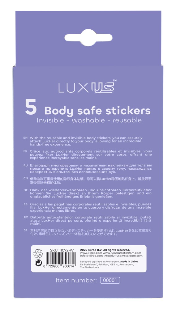 Luxus Adhesive Stickers Set 2 Autocolante Reutilizabile pentru LuxHer - imagine 5