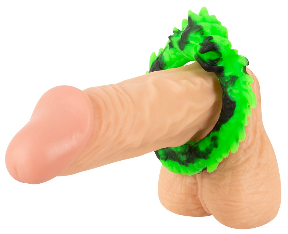 Beasty Cocks Dragon Loop Inel pentru Penis din Silicon cu Solzi de Dragon - imagine 6