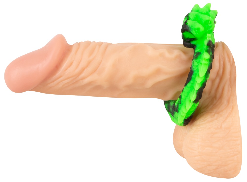 Beasty Cocks Dragon Loop Inel pentru Penis din Silicon cu Solzi de Dragon - imagine 7