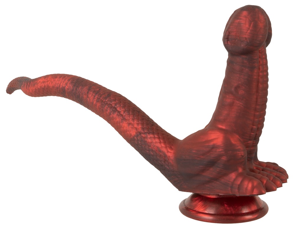 Beasty Cocks Panthera Double Dildo Dublu cu Ventuză și Vibrații - imagine 2