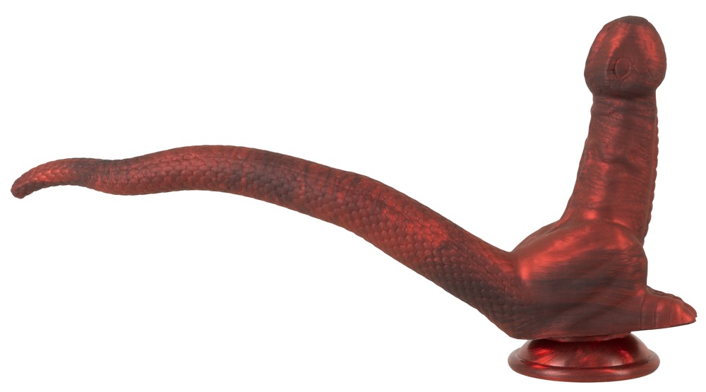 Beasty Cocks Panthera Double Dildo Dublu cu Ventuză și Vibrații - imagine 3