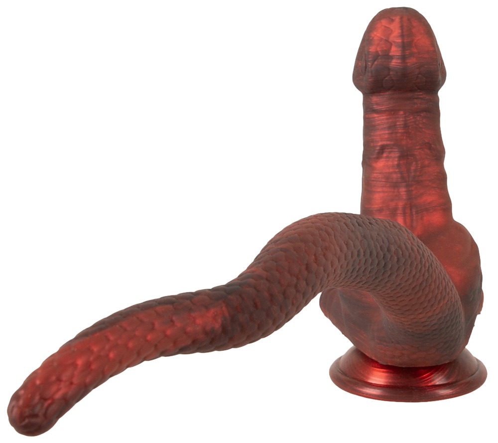 Beasty Cocks Panthera Double Dildo Dublu cu Ventuză și Vibrații - imagine 4