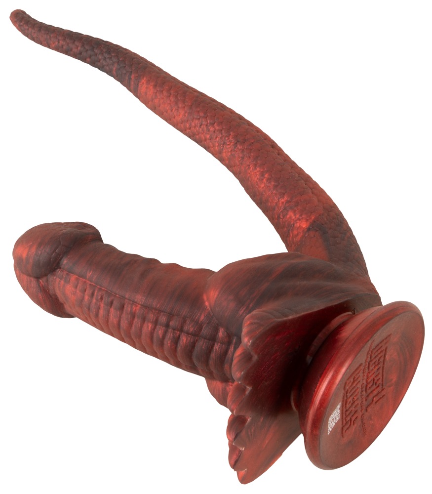 Beasty Cocks Panthera Double Dildo Dublu cu Ventuză și Vibrații - imagine 6
