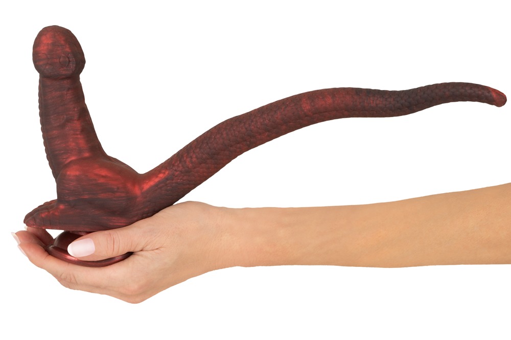 Beasty Cocks Panthera Double Dildo Dublu cu Ventuză și Vibrații - imagine 7